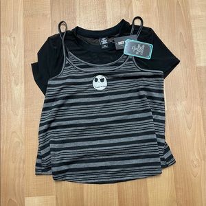 The nightmare before Christmas mesh crop top
